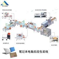 条记本电脑后段包装生产线